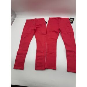 Art Class GIRLS POCKET LEGGINGS CORAL 2- pack